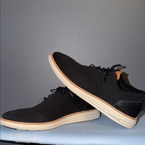 Cole Haan Men's Original Grand Black Knit Sneakers Size 13